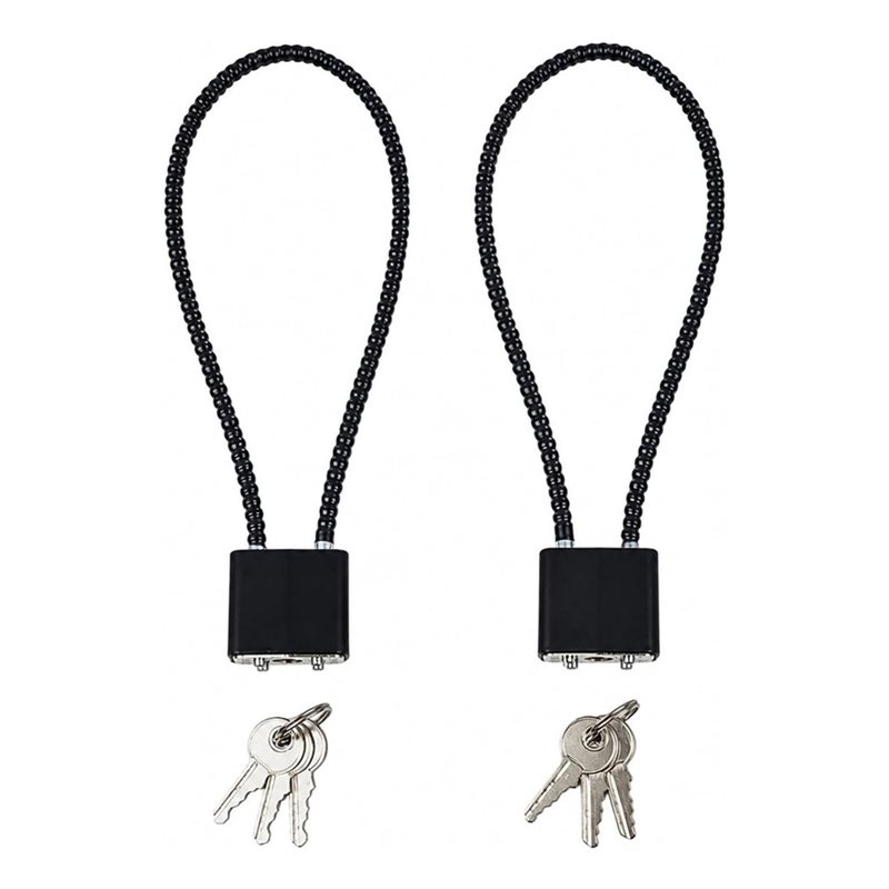 Cable Lock Flexible - SHGO-2 Stück 15 Zoll Stahlkabelschloss mit