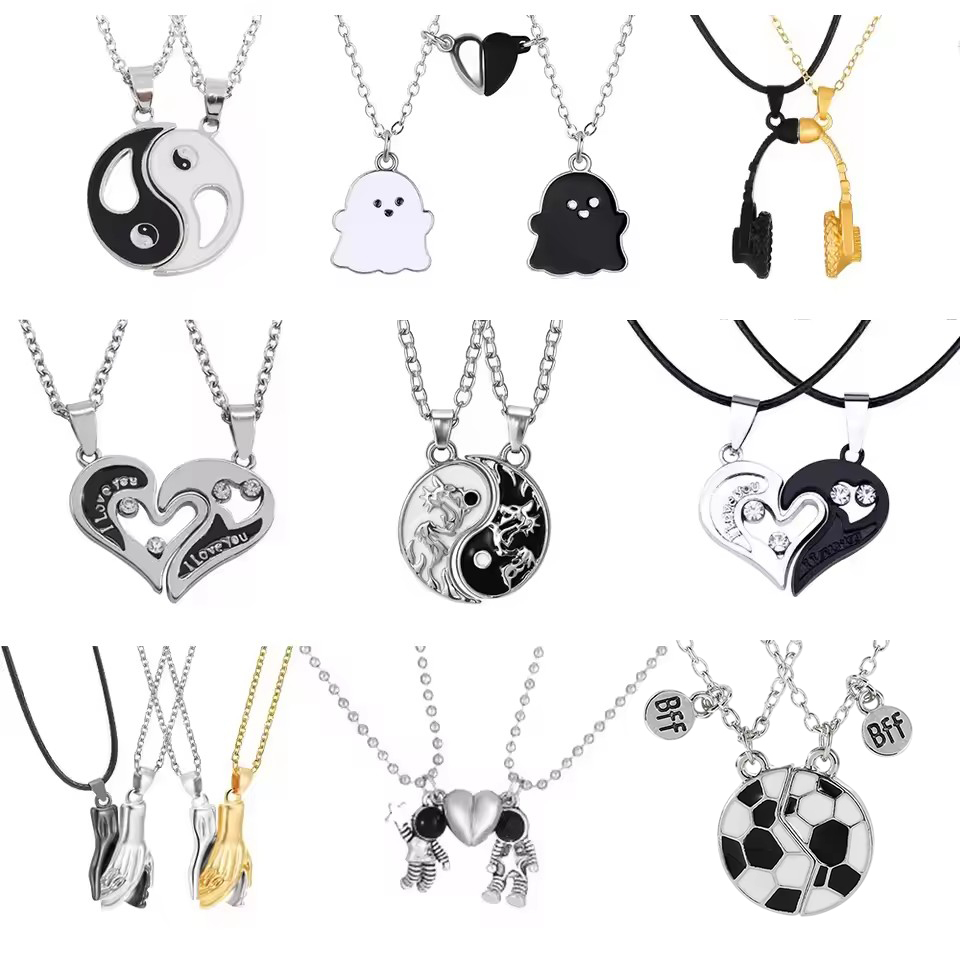 Chain Lock Combination - Ich liebe dich beste Freunde Paar