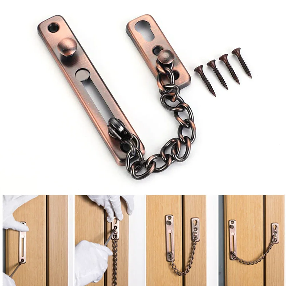 Chain Lock Combination - Türkette mit Schloss, Türschloss, Riegelkette, Kindersicherheit,