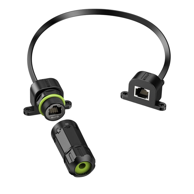 Cable Lock Flexible - A97I-Ultra-dünnes, flexibles Fenster-Ethernet-Kabel, 1000 Mbit/s, PoE,