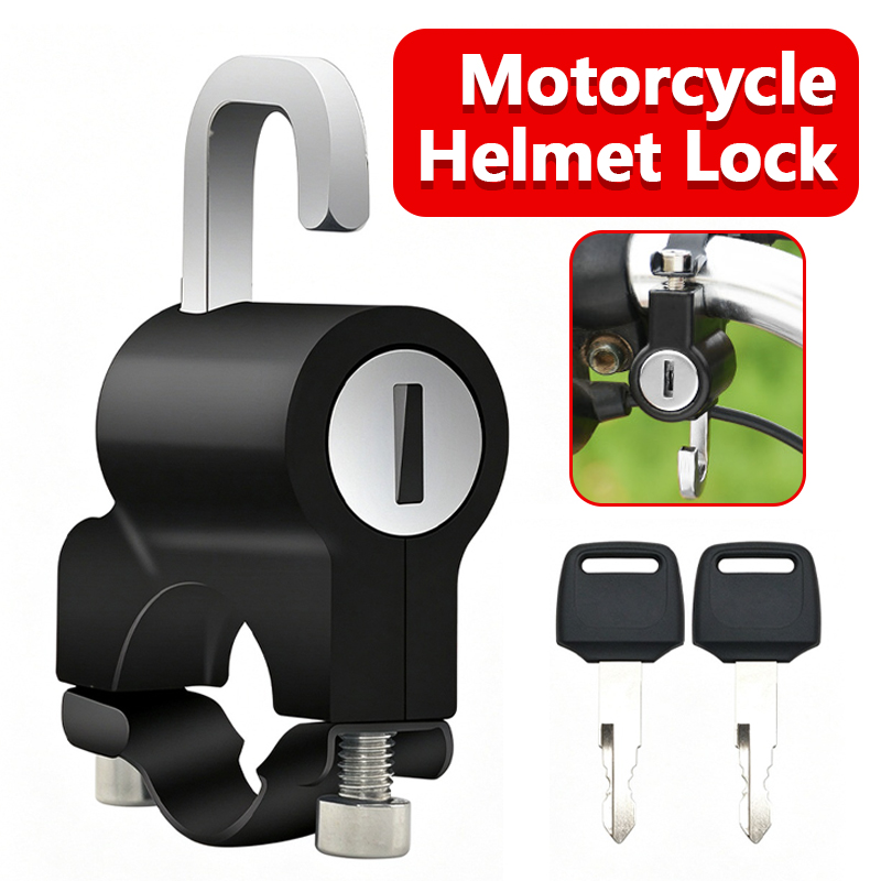 Commuter Bike Lock - ﻿ Universelles Motorradhelm-Schloss, Diebstahlsicherung, festes Schloss