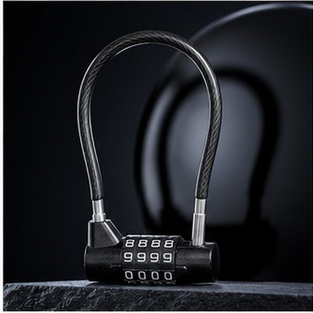Flexibles 4-stelliges Kabelsch – Cable Lock Flexible Bewertung und Preis