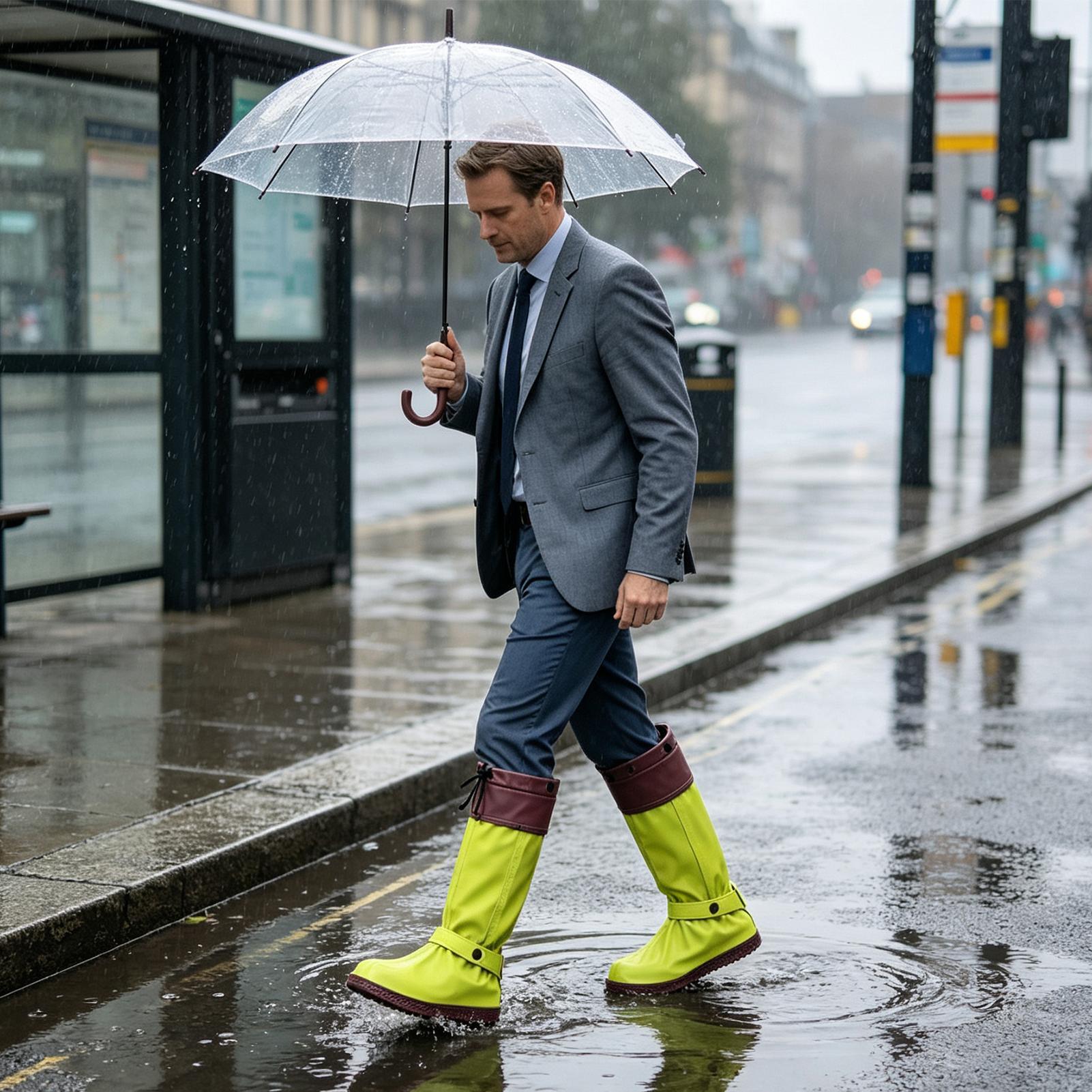 Regenschuhüberzieher mit Reißv – Cycling Commute In Rain Bewertung und Preis