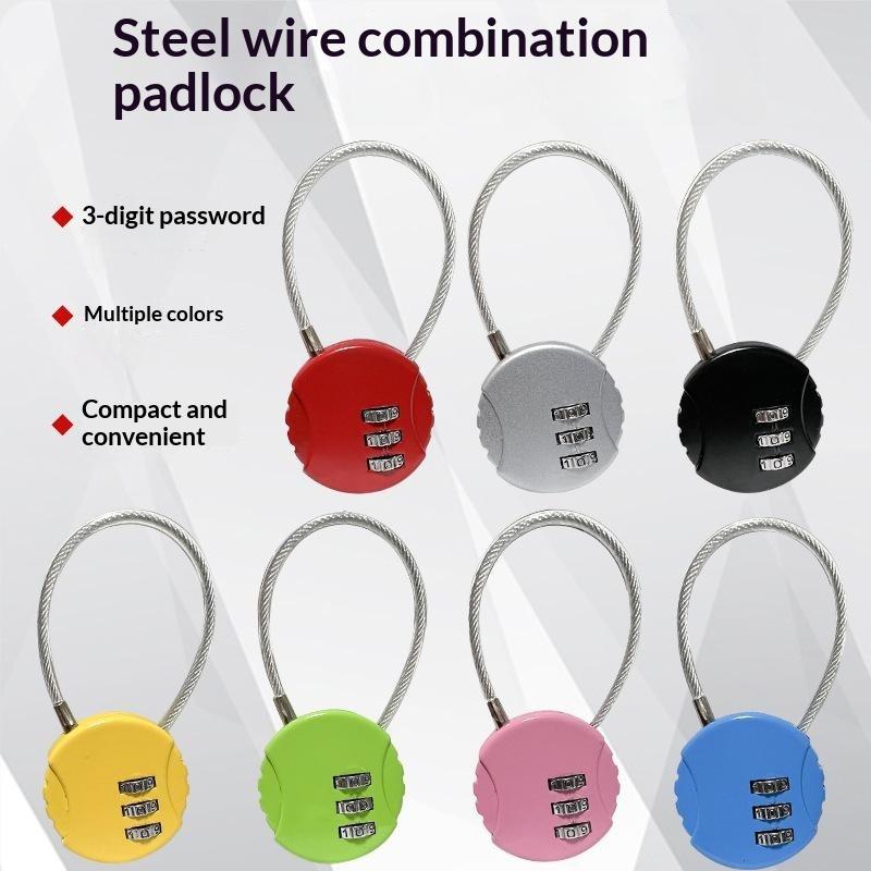 3-stelliges Kabel-Kombinations – Cable Lock Flexible Bewertung und Preis