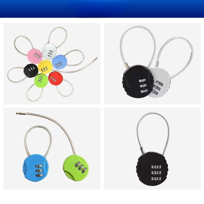 3-stelliges Kabel-Kombinations – Cable Lock Flexible Bewertung und Preis