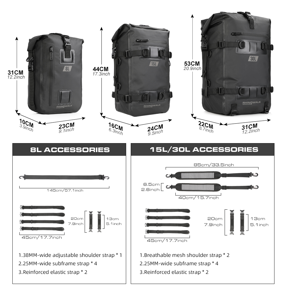 Rhinowalk Motorrad Box Top Pan – Panniers Waterproof Rear Bewertung und Preis