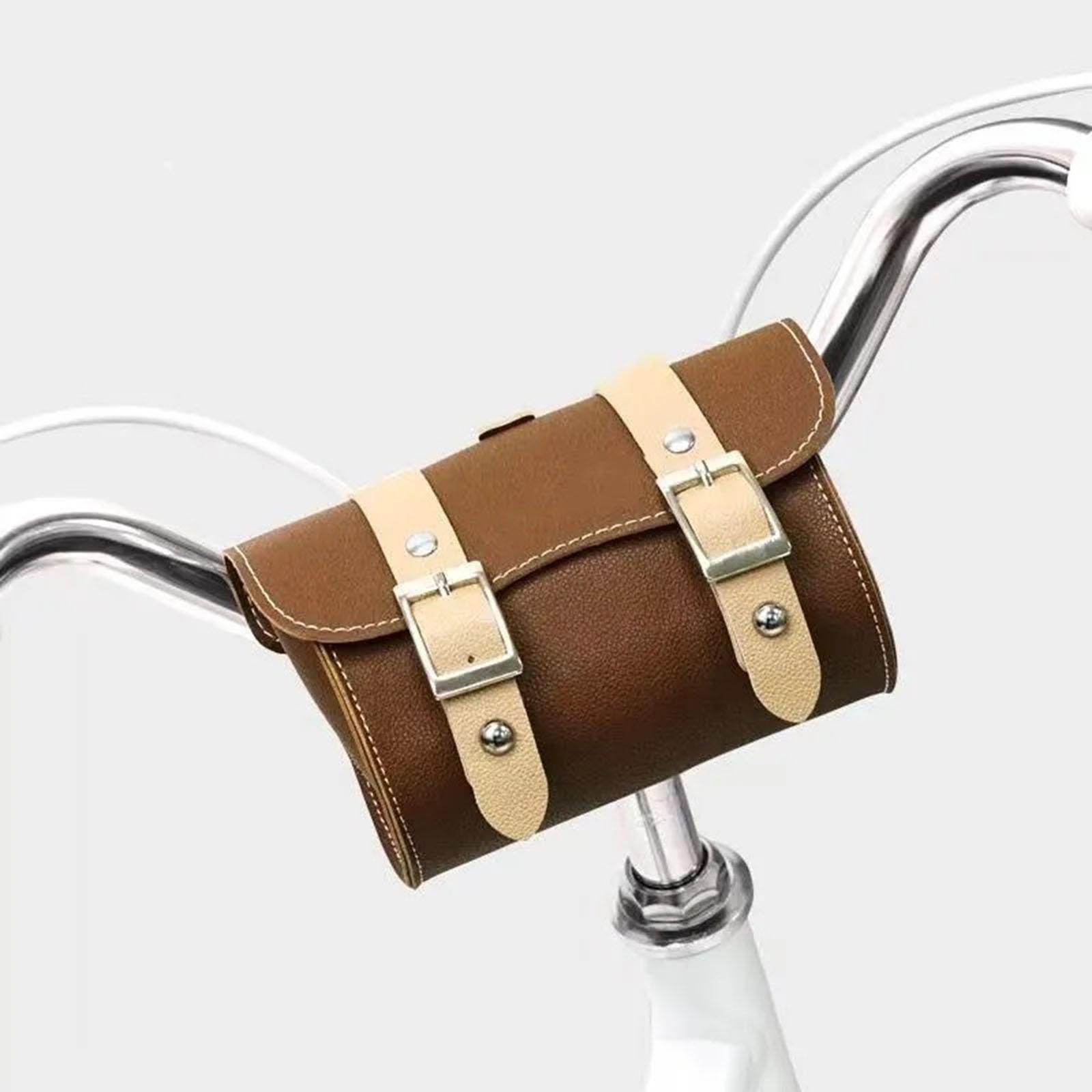Kaffeebraune Fahrradlenker-Tas – Cycling Commute Essentials Bewertung und Preis