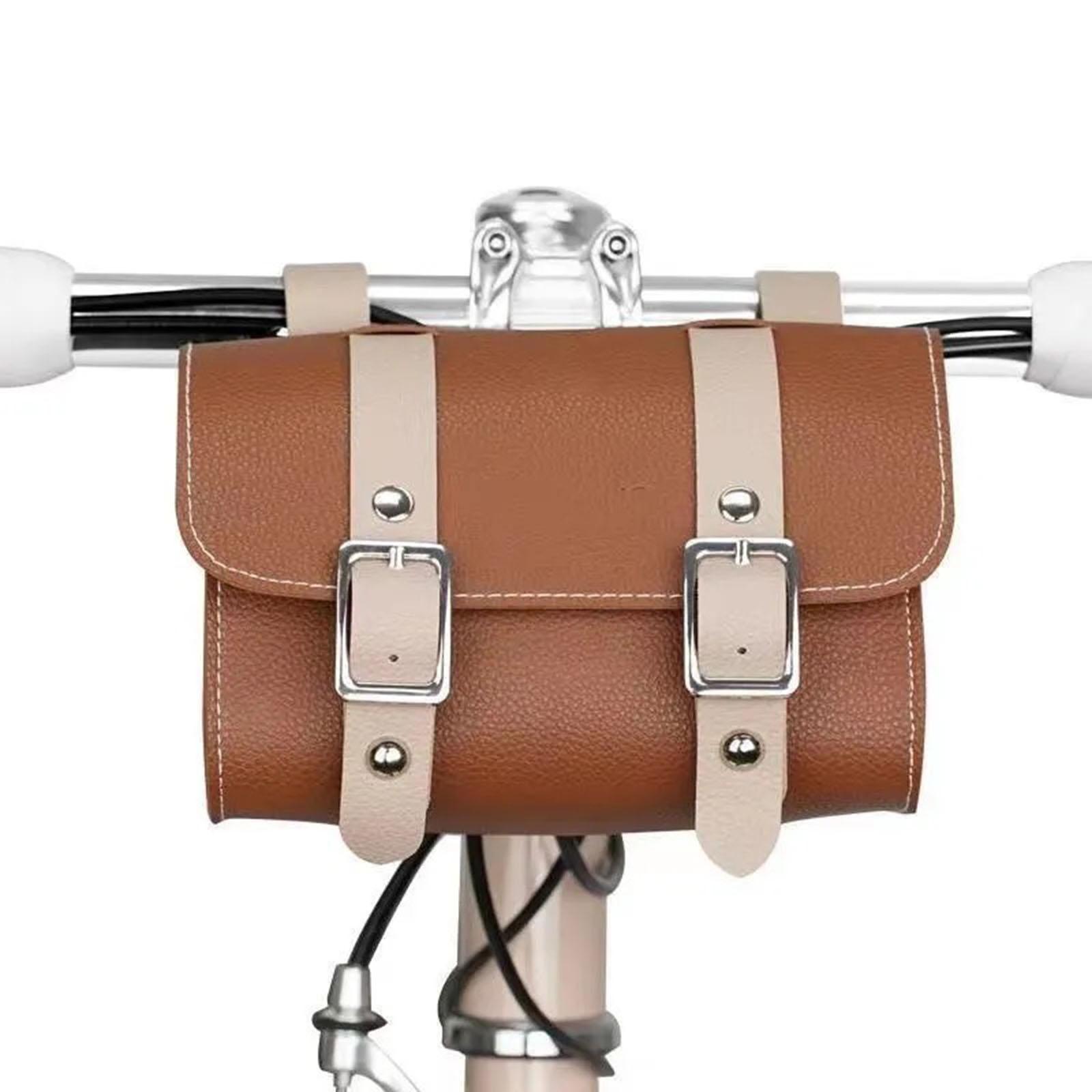 Kaffeebraune Fahrradlenker-Tas – Cycling Commute Essentials Bewertung und Preis